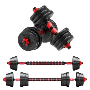 Adjustable Dumbbell to Barbell System